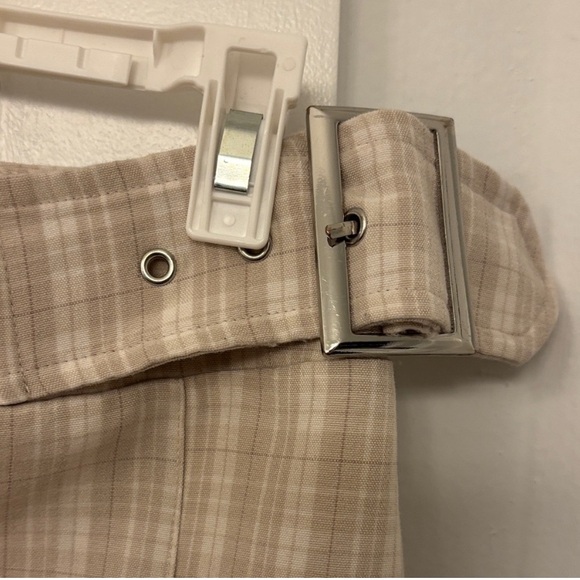 Plaid Tan Skirt - Picture 3 of 5